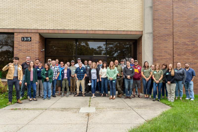 Group photo from the 2021 Freshwater Mussel Workshop