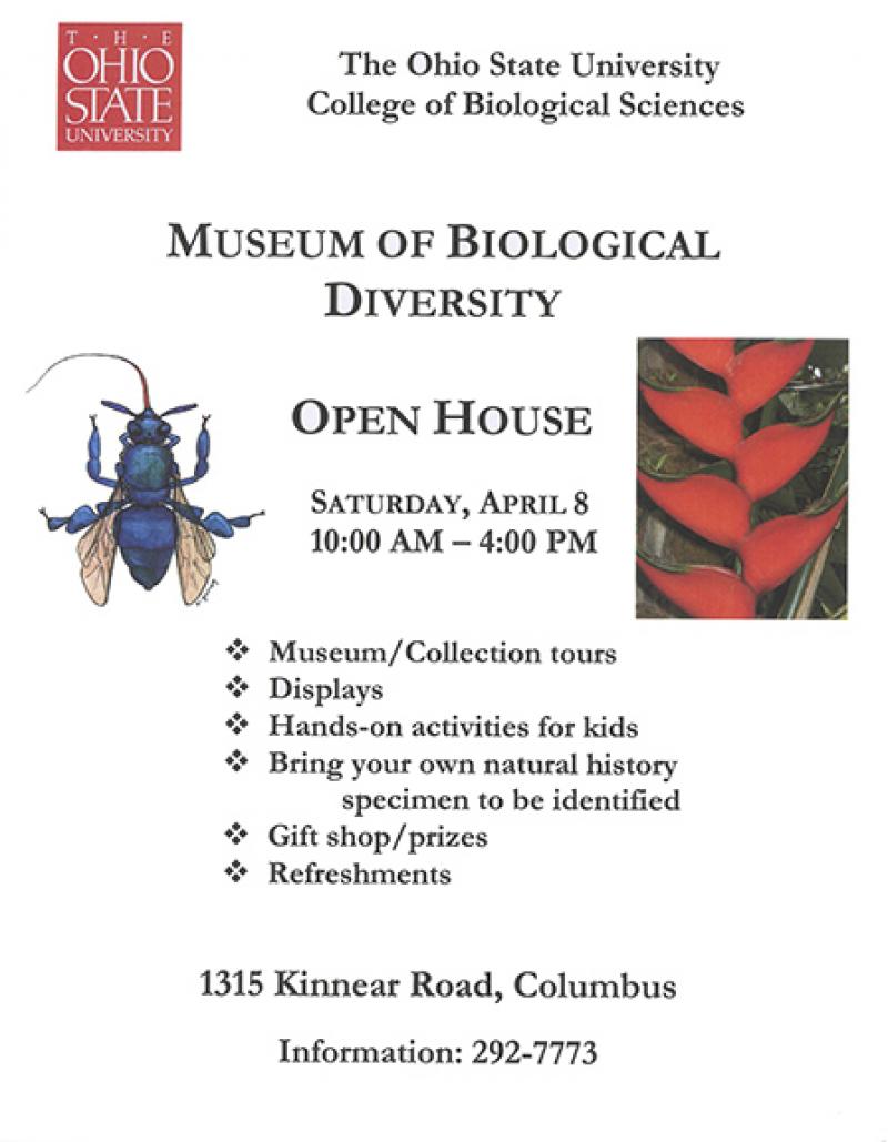 Flyer for the 2006 Museum Open House