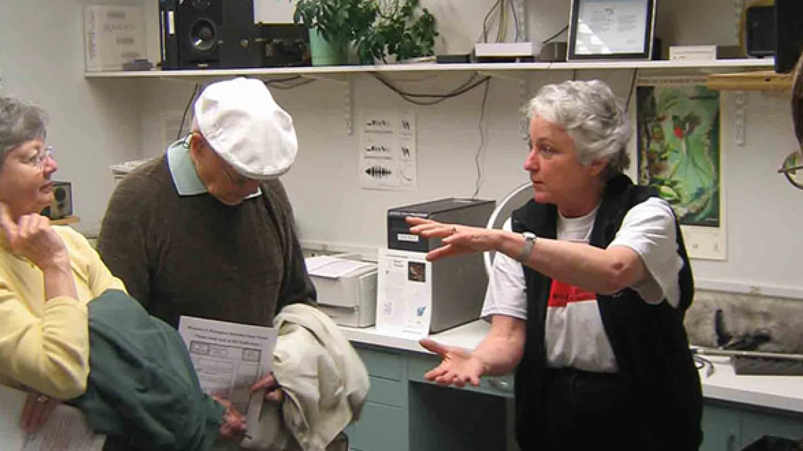 Sandy Gaunt of the Borror Bioacoustics Lab 