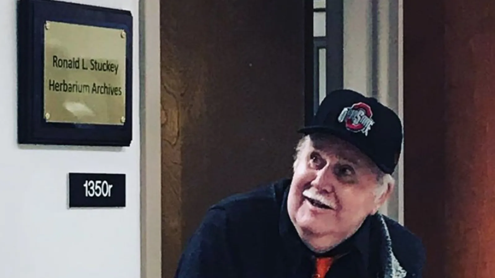Stuckey at Herbarium