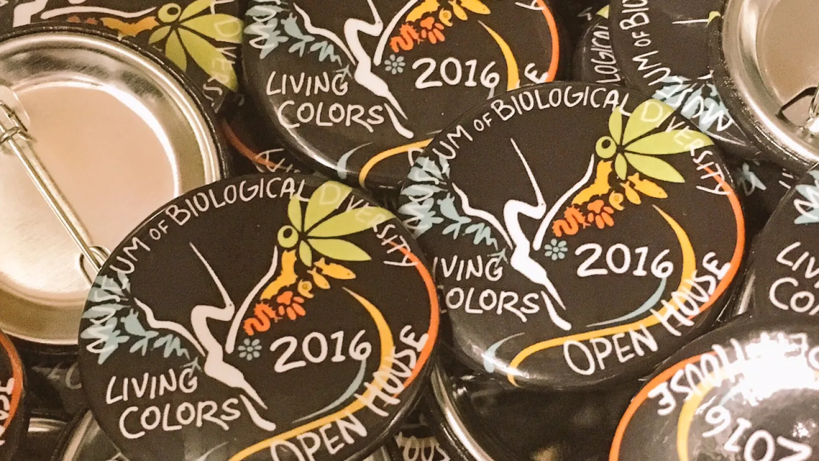 2016 Museum Open House custom pin-back button