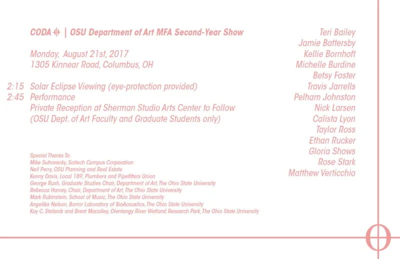 MFA second-year show, OSU