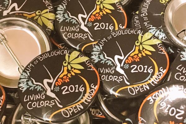 2016 Museum Open House custom pin-back button